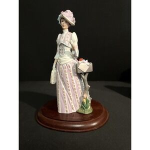 Avon Miss Albee Porcelain Figurine Collectible Representative Award Various Year